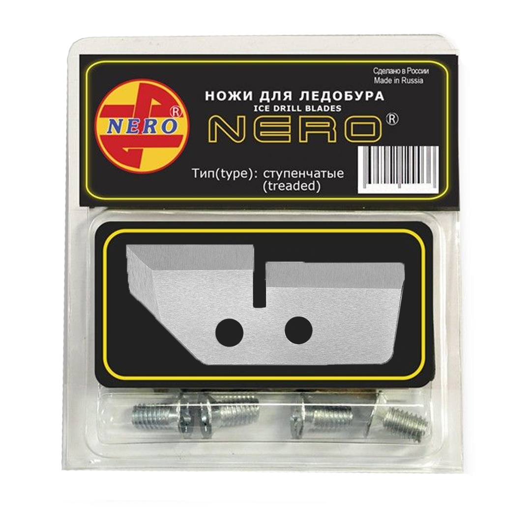 Ножи для ледобура Nero Ice Drill Blades левые М ступенчатые 00