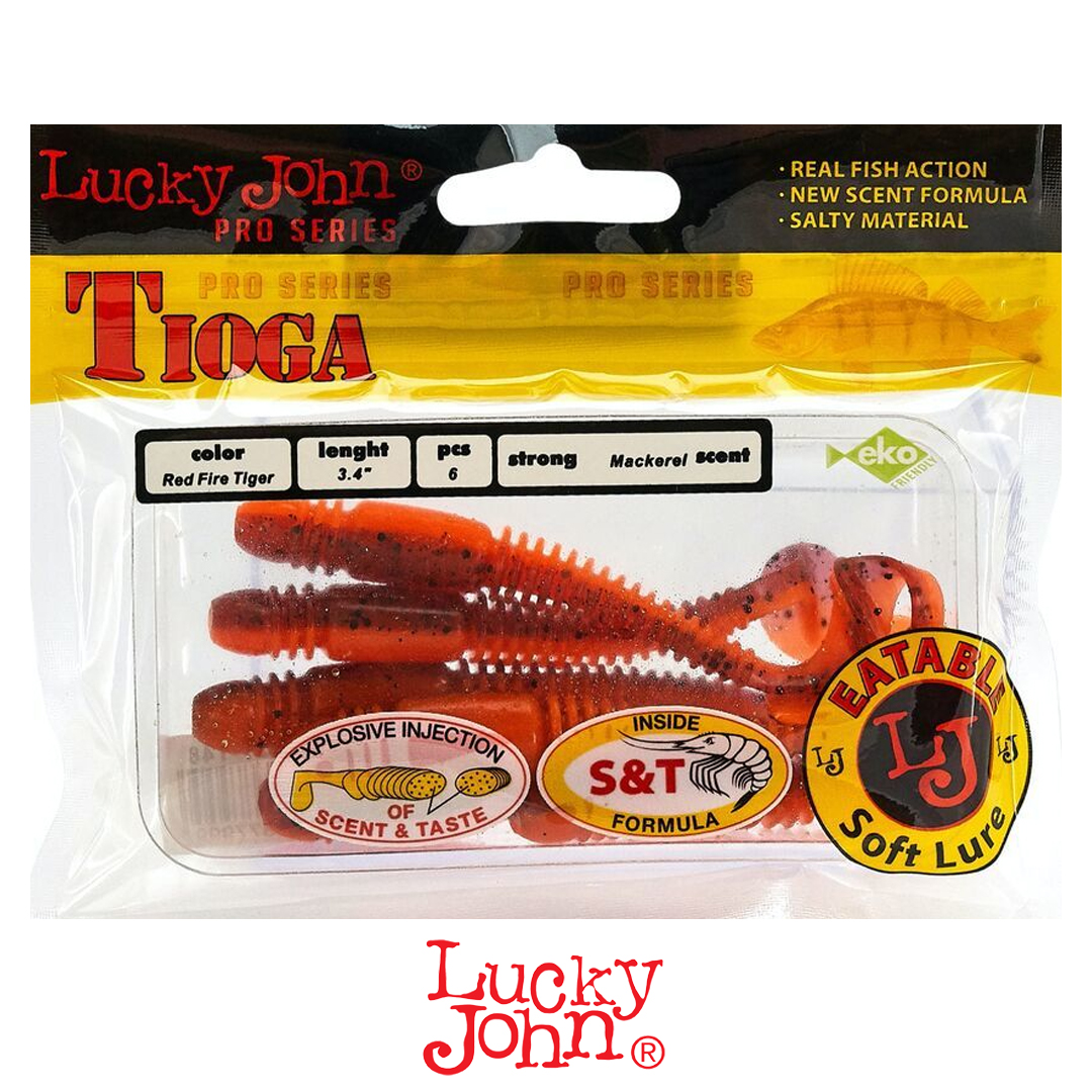 Виброхвост Lucky John Tioga 3.4 T48 1