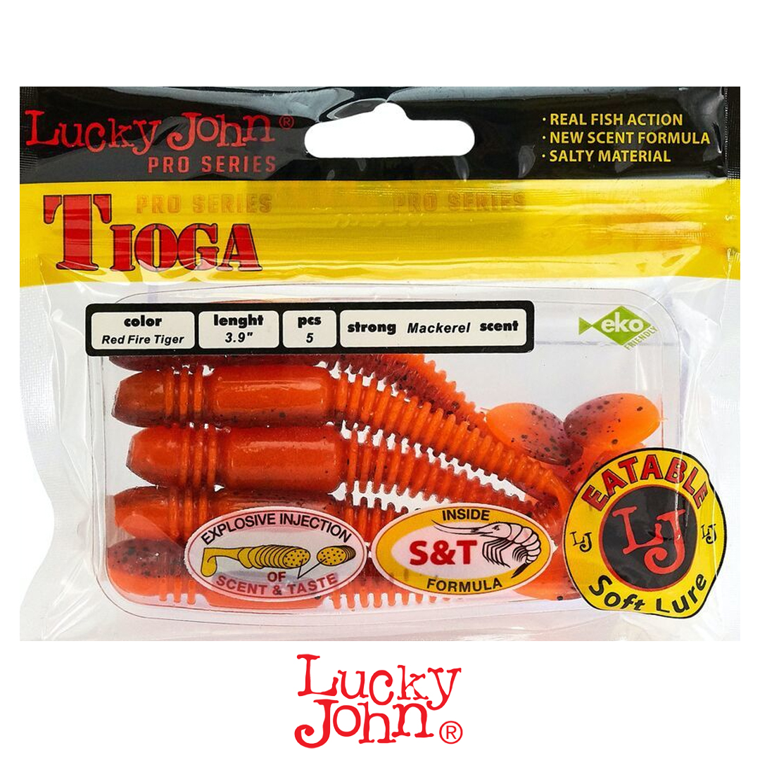 Виброхвост Lucky John Tioga 3.9 T48 1