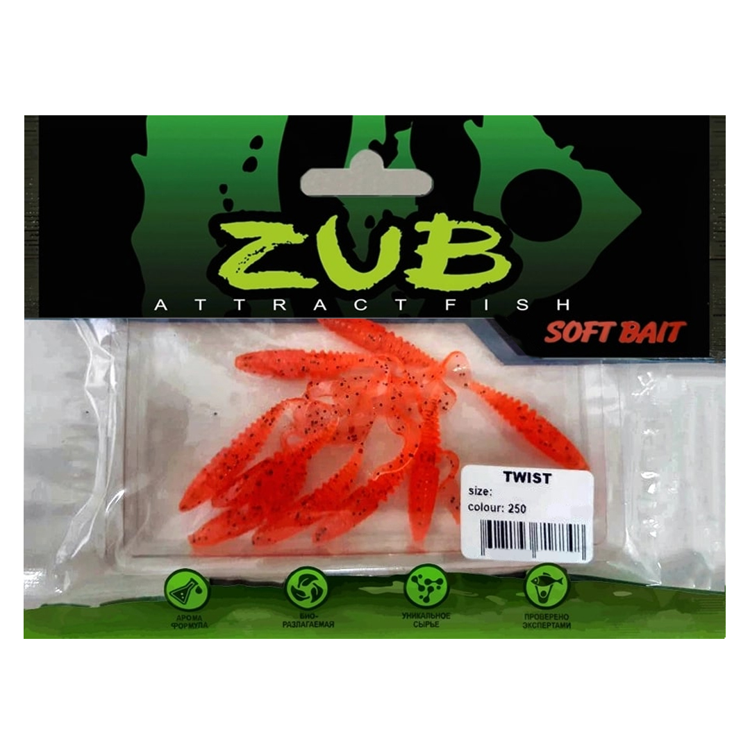 Твистер ZUB Twist 3,0-4,0 250 02