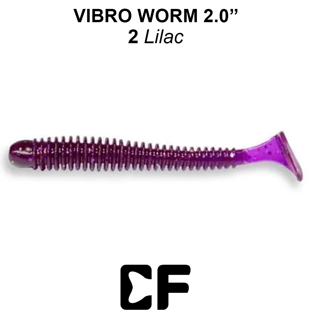 Виброхвост Crazy Fish Vibro Worm 2.0 02 0