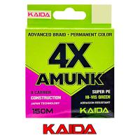 Плетёный шнур Kaida Amunk PE 4X 150м Dark Green 00