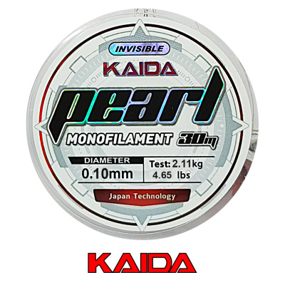 Леска Kaida Pearl 30м (0,10, 2,11кг)