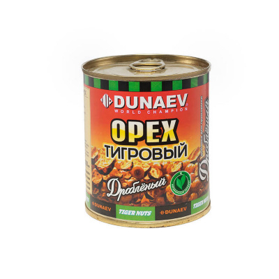 Добавка Dunaev для прикормки м/банка 320g (тигровый орех дробленый)