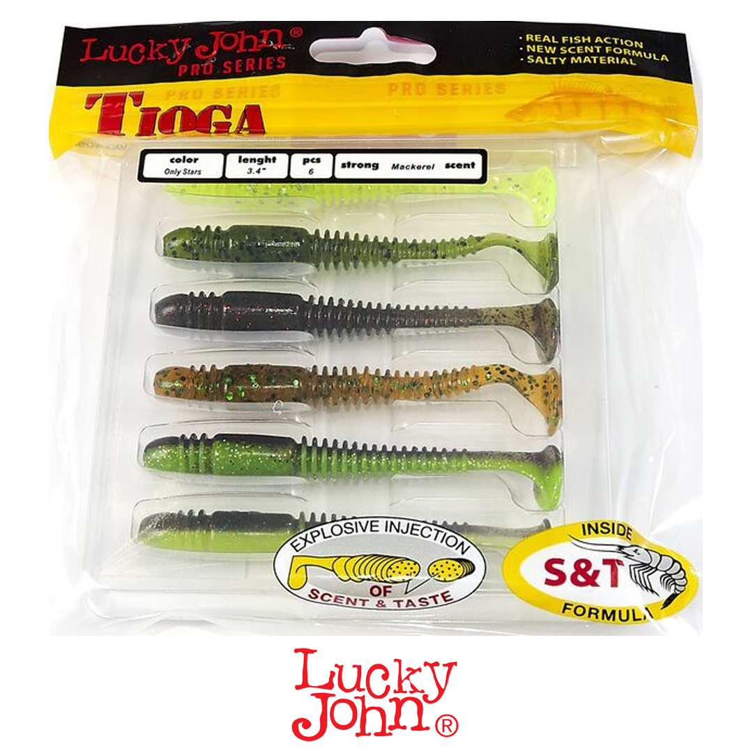 Виброхвост Lucky John Tioga 3.4 MIX2 1