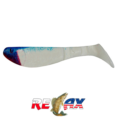 Виброхвост Relax Kopyto 2.5" Standart (S006 blue white)