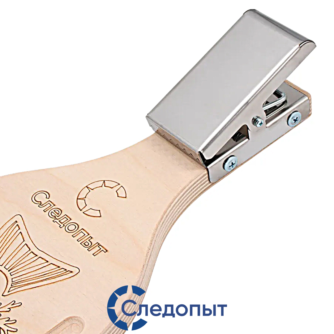 Доска разделочная Следопыт с прищепкой для рыбы, с фаской 04