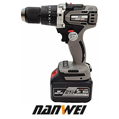 Шуруповерт Nanwei 30 A/h 2 аккумул. (001-NW-DBW безщёточный 200Нм)