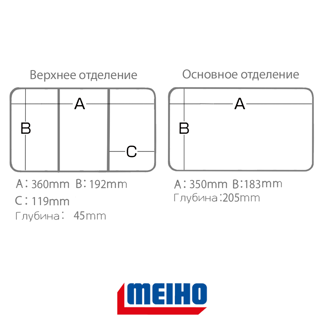 Ящик Meiho Versus VS-7070N for Lucky John 08