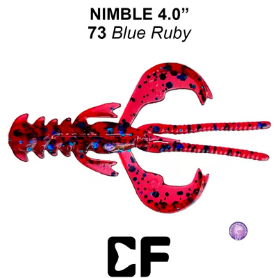 Рак CF Nimble 4.0" (43-100-73-6 UV blue ruby Кальмар)