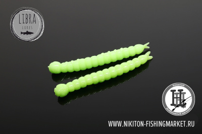 Червь Libra Lures Slight Worm Сыр 38mm (026 hot apple limited)
