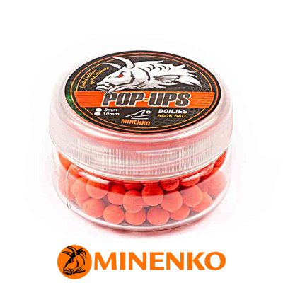 Бойлы Minenko Pop-Up плавающие  8мм (Strawberry (клубника))