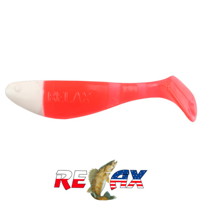 Виброхвост Relax Kopyto 2.5" H (Glowy) (H055 super red white)