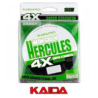 Шнур Kaida Hercules 4X 100м neon green 000