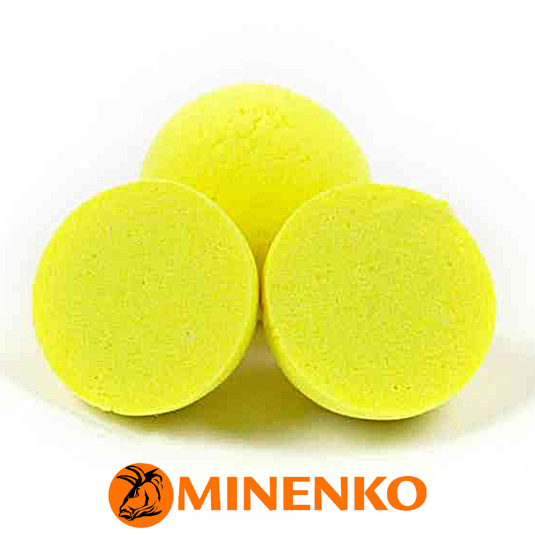 Бойлы Minenko Pop-Up плавающие 14мм (Pineapple Fluo) 04
