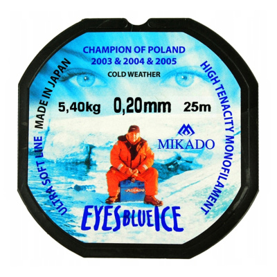 Леска Mikado Eyes Blue Ice 25m (0,20, 5,4kg)