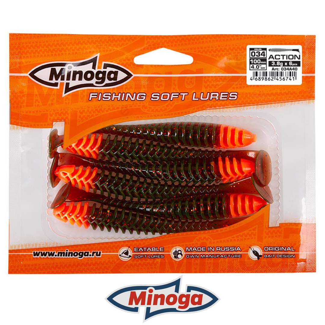 Виброхвост Minoga Action 034 3