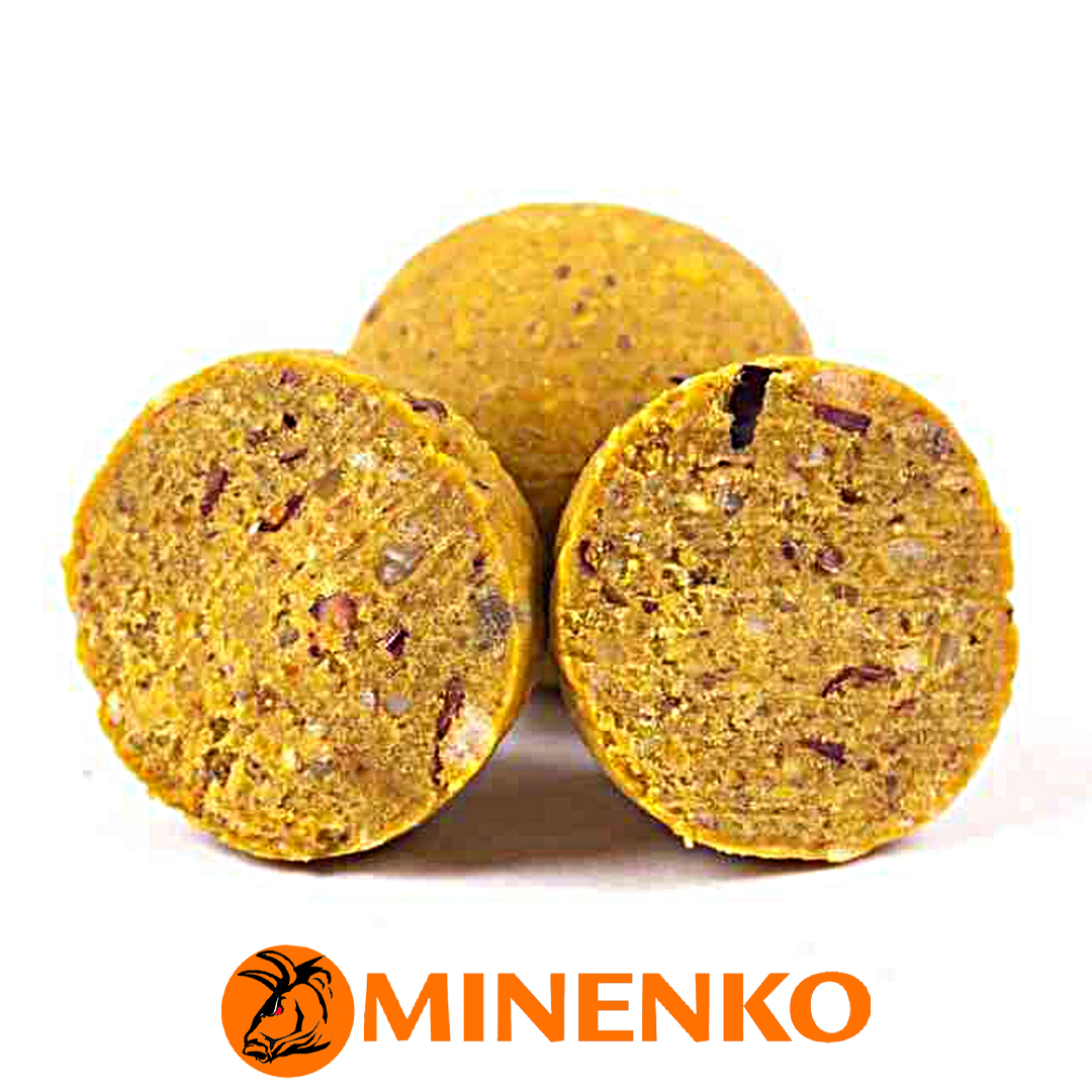 Бойлы Minenko Soluble пылящие насадочные 14мм (Pineapple) 04