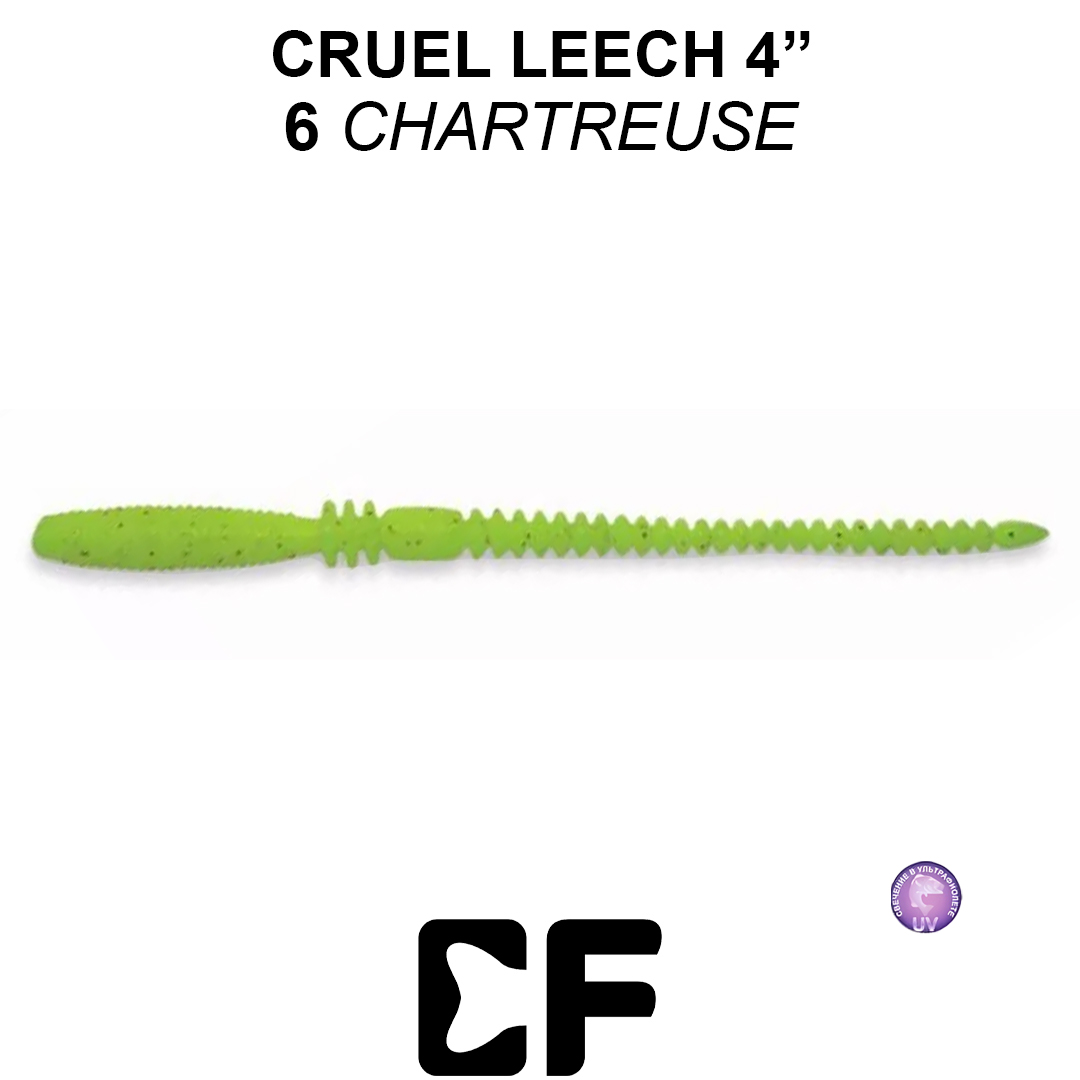 Червь Crazy Fish Cruel Leech 4.0 06 6 0