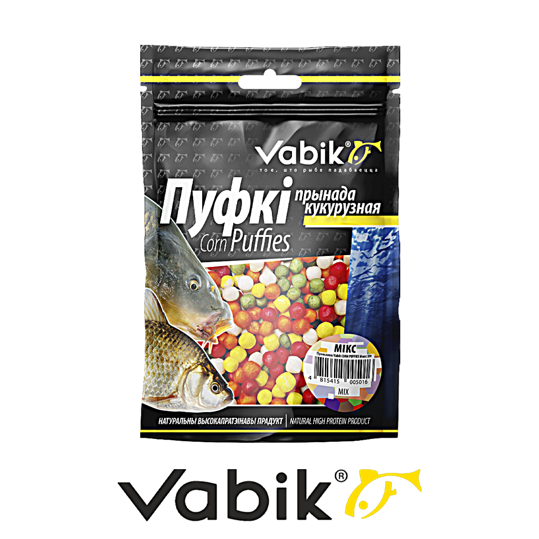 Приманка рыболовная Vabik Corn Puffies 10 микс