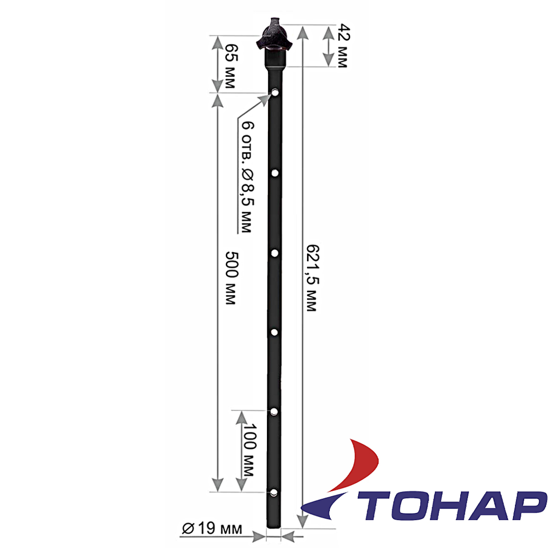 Удлинитель (Тонар) шнека MOTOSHTORM телескопический 04