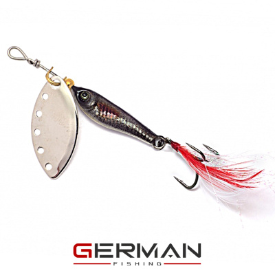 Вращалка German Малёк никель #255 (№ 1; 5,0гр.)
