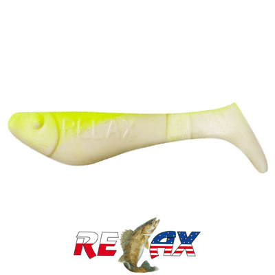 Виброхвост Relax Kopyto 1.0" Standart (S004 green white)