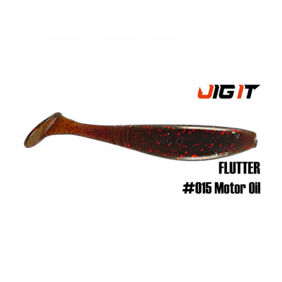 Виброхвост Jig It Flutter 4.4 Squid (015 motor oil uv)