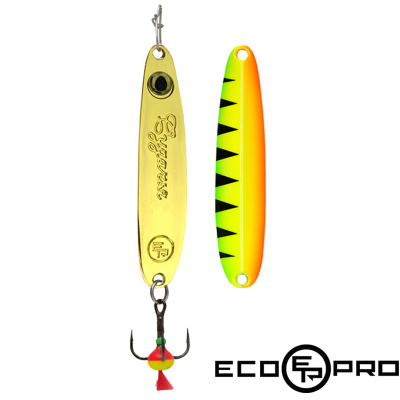 Блесна EcoPro Судачья с глазком 70 (FTG UV Glow)