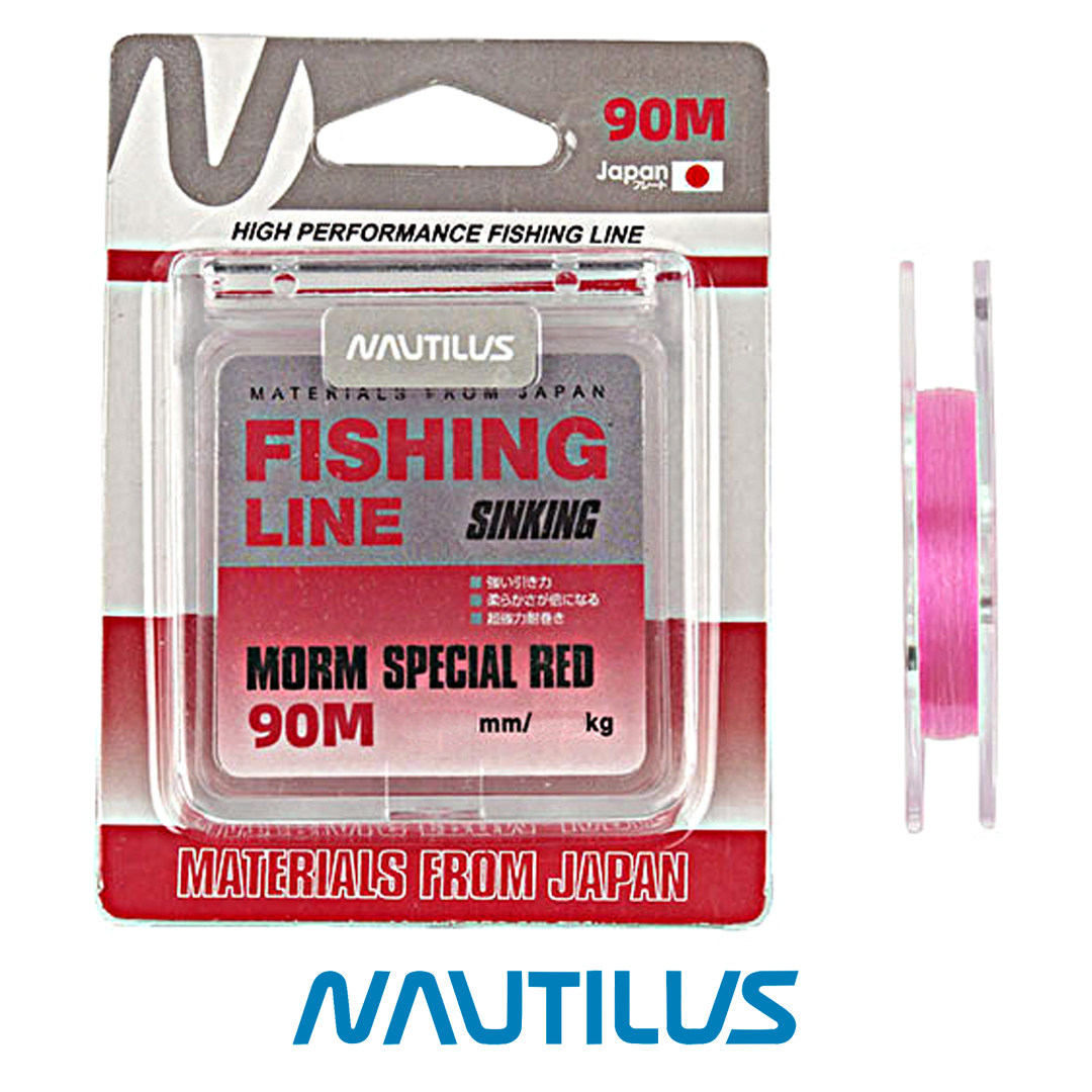 Леска Nautilus Toray Morm Special Red 90м 01