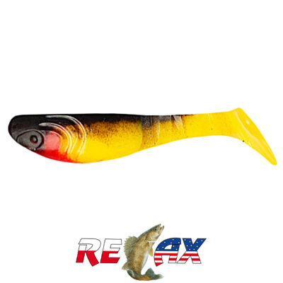 Виброхвост Relax Kopyto 3.0" Standart (S061 black yellow)