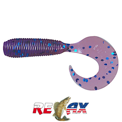 Твистер Relax 2.0" Standart (TS303 crawfish-blue glitter)