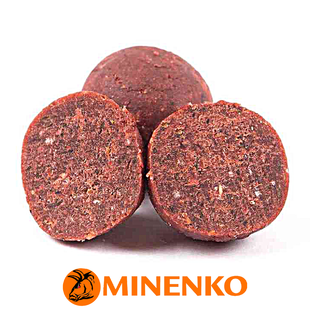 Бойлы Minenko Soluble пылящие насадочные 14мм (Hot Demon) 04