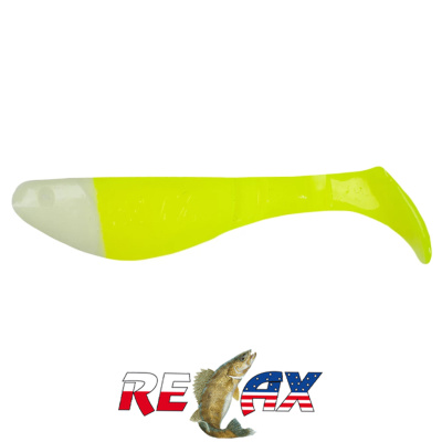 Виброхвост Relax Kopyto 2.5" H (Glowy) (H010 silk white)