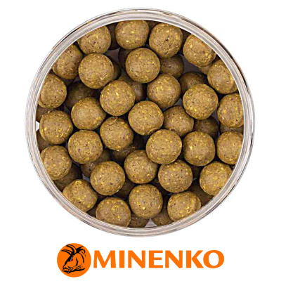 Бойлы Minenko Soluble пылящие насадочные 14мм (Sweet Corn (сладкая кукуруза))
