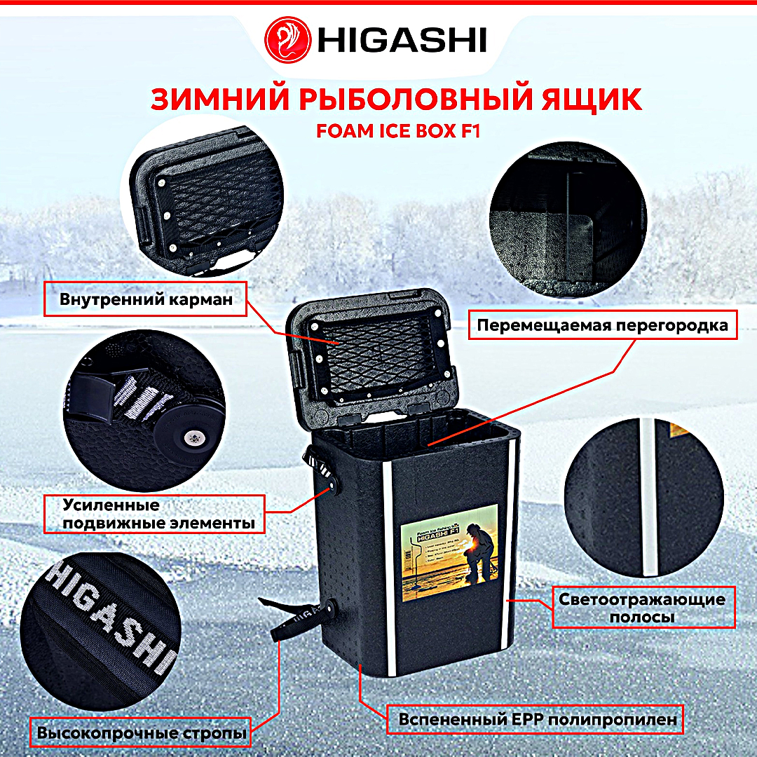 Ящик зима Higashi foam ice box f1 07
