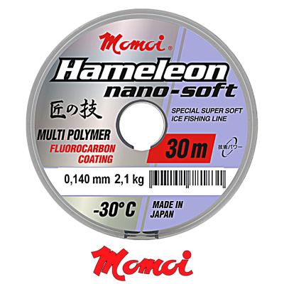Леска Momoi Hameleon Nano-Soft FC  30м (0,140, 2,1кг)