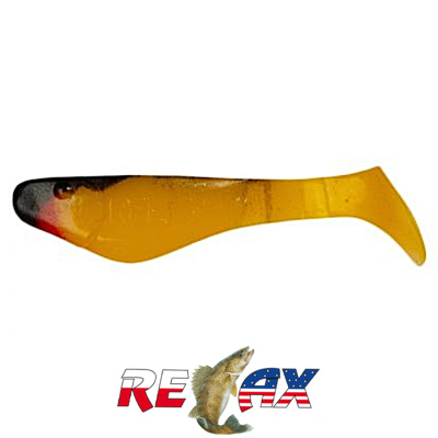 Виброхвост Relax Kopyto 2.0" Standart (S061 black yellow)