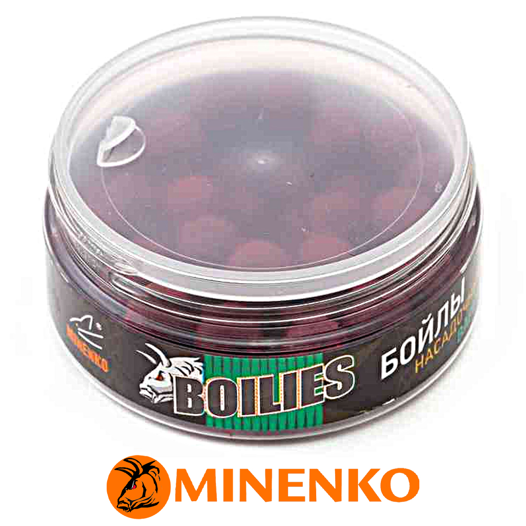 Бойлы Minenko вареные насадочные 14мм Crab & Chilli 00