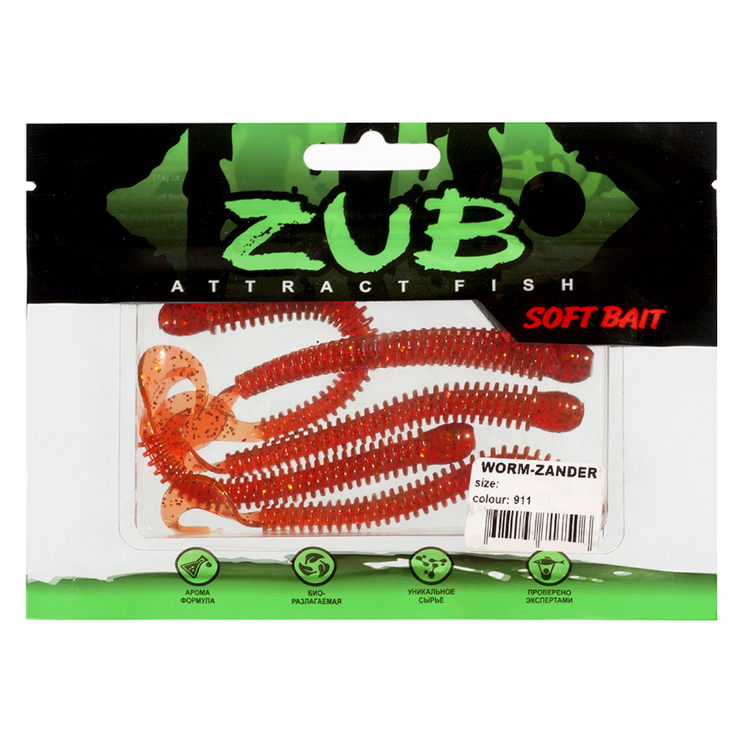 Твистер ZUB Warm-Zander 4.3 911 01