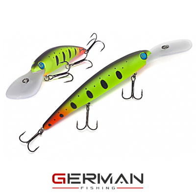 Воблер German GG Bandit 120F XDD (C223 фора желтый)