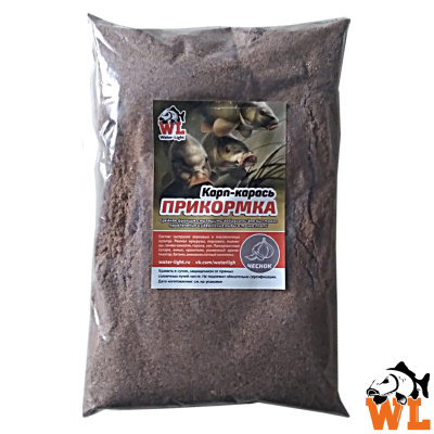 Прикормка Water Light Карп Карась зимняя (чеснок)