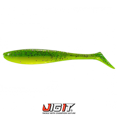 Виброхвост Jig It Bleak 4.0" (017 hot greeny)
