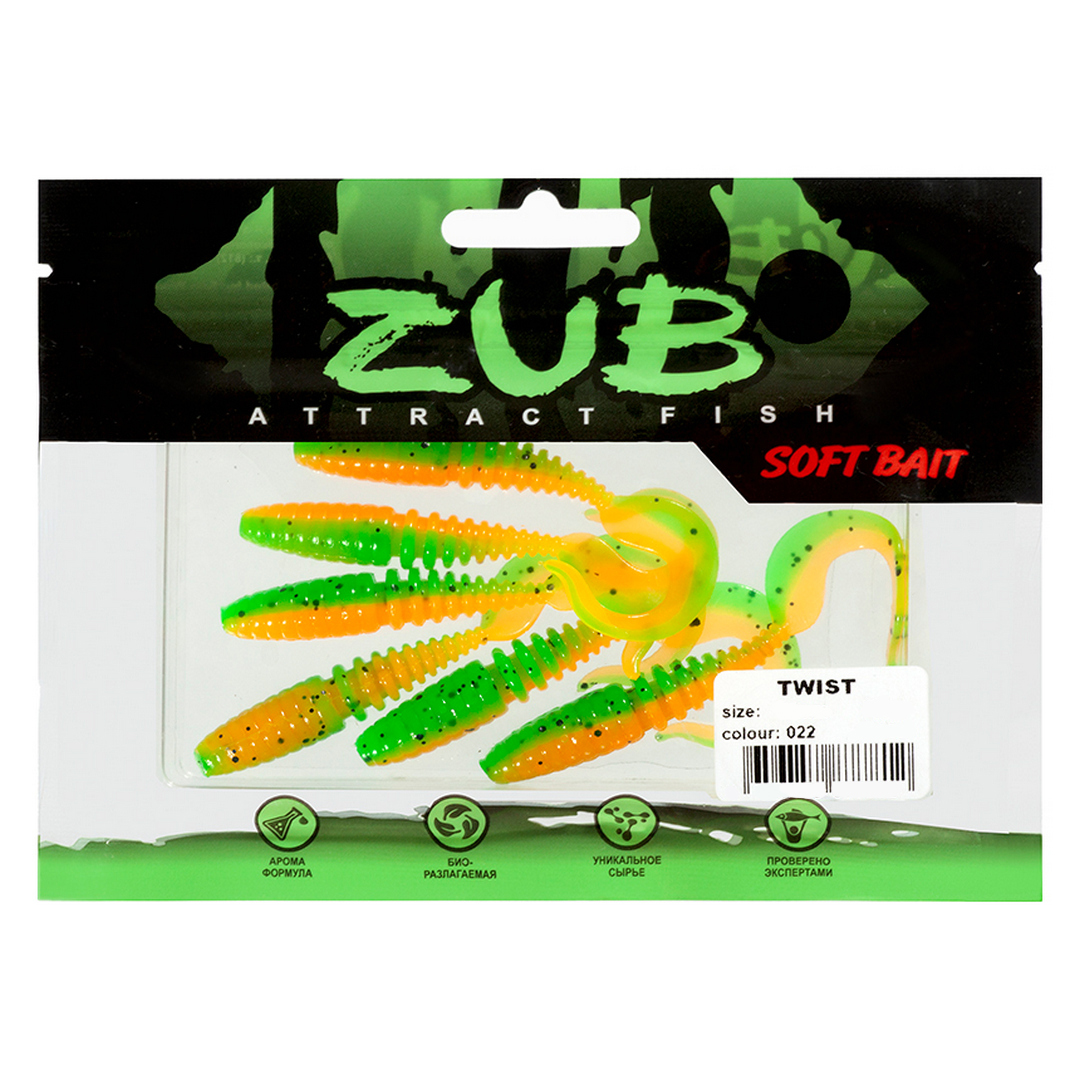 Твистер ZUB Twist 3,0-4,0 022 02