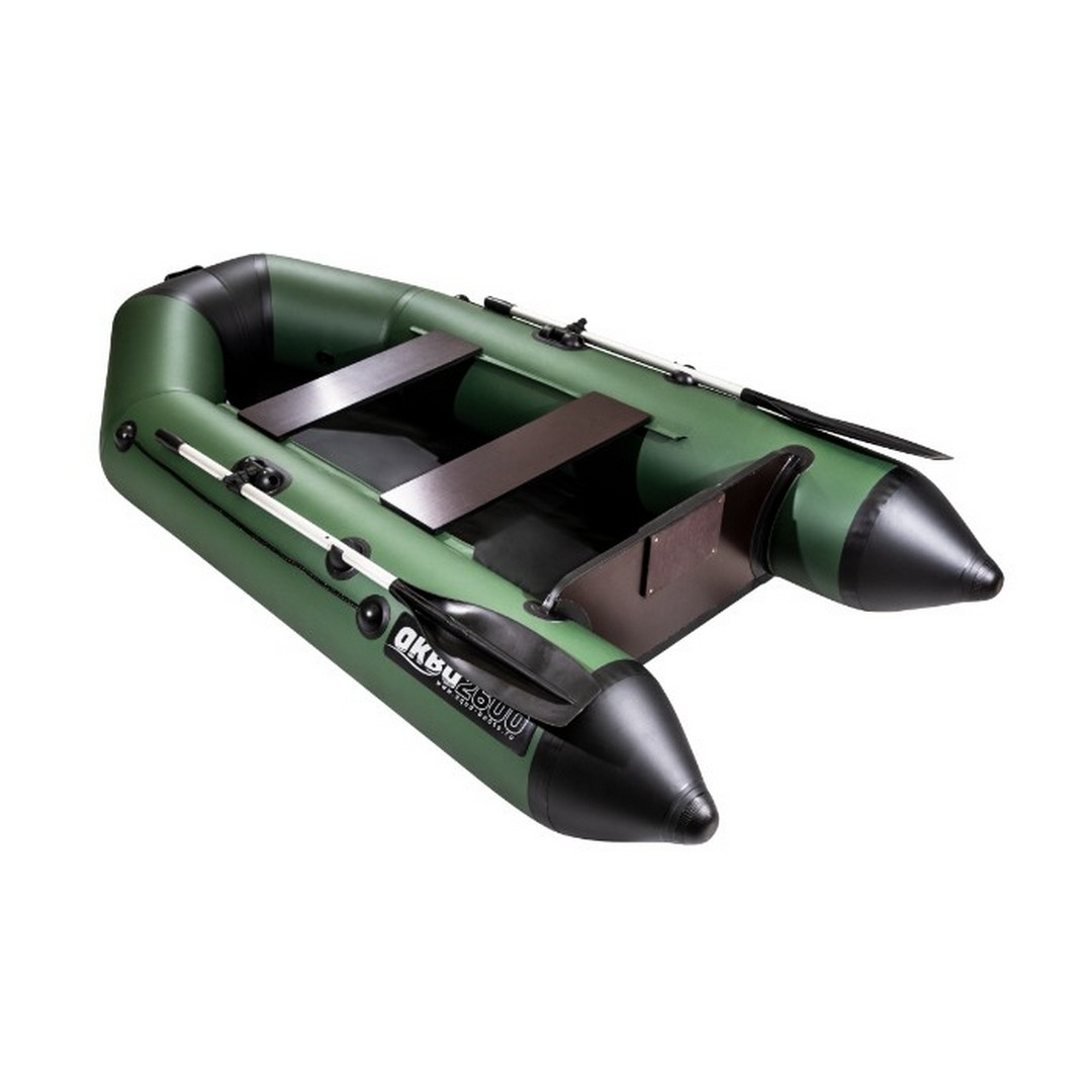 Лодка Аква Моторная 2600 зеленый черный 03