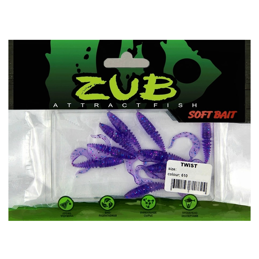 Твистер ZUB Twist 3,0-4,0 610 02
