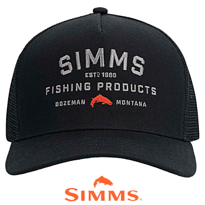Кепка Simms Double Haul Trucker (Black)