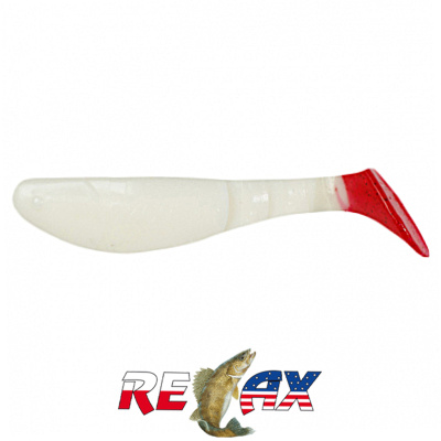 Виброхвост Relax Kopyto 3.0" Tail (T071 white limeberry)