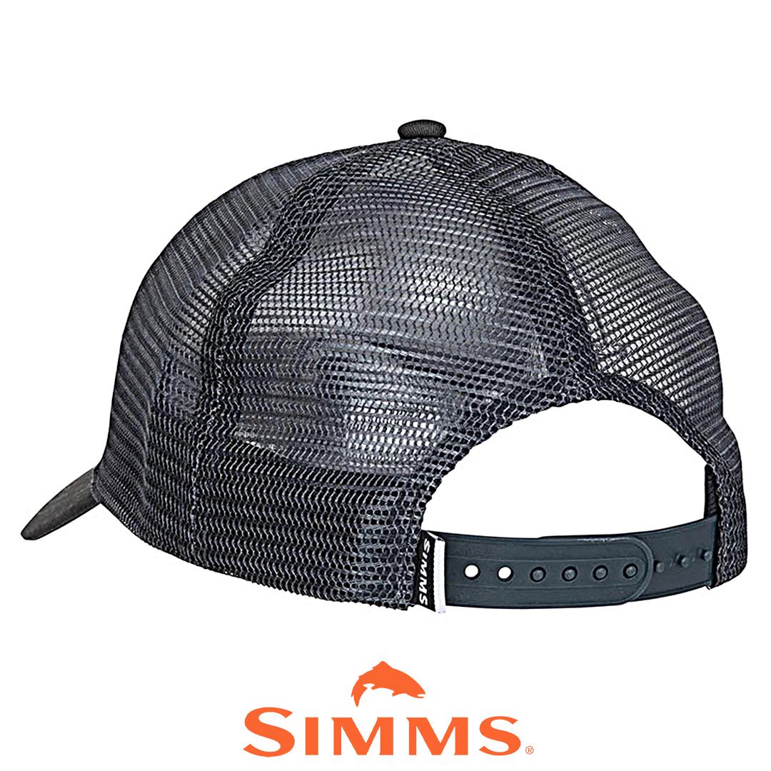 Кепка Simms Trout Icon Trucker Carbon 01