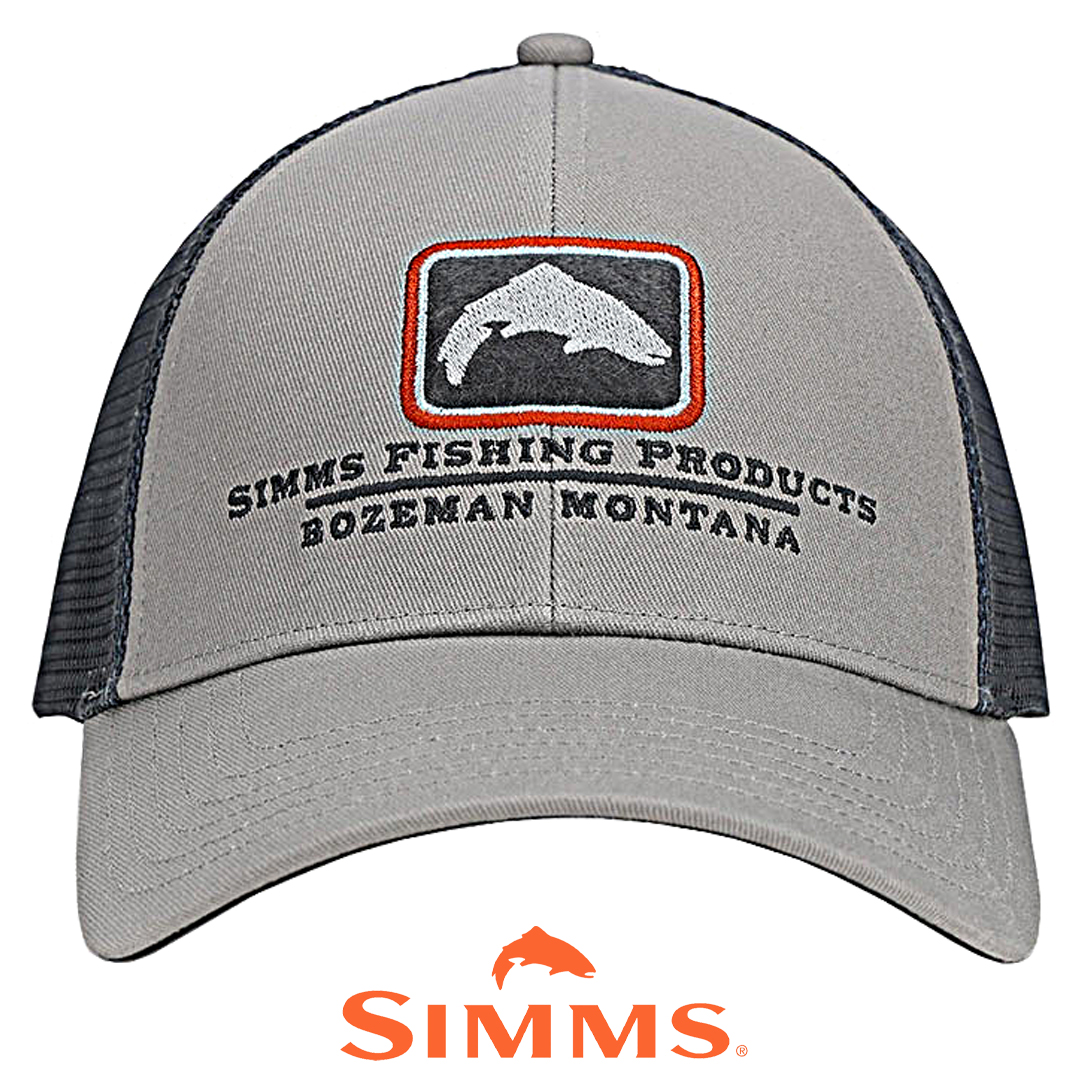 Кепка Simms Trout Icon Trucker Cinder 00